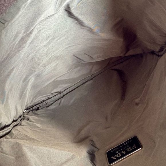 Prada Sports Prada Sports Mini Shoulder Bag Sakosh Shoulder Khaki Green Tessuto - Picture 10 of 12